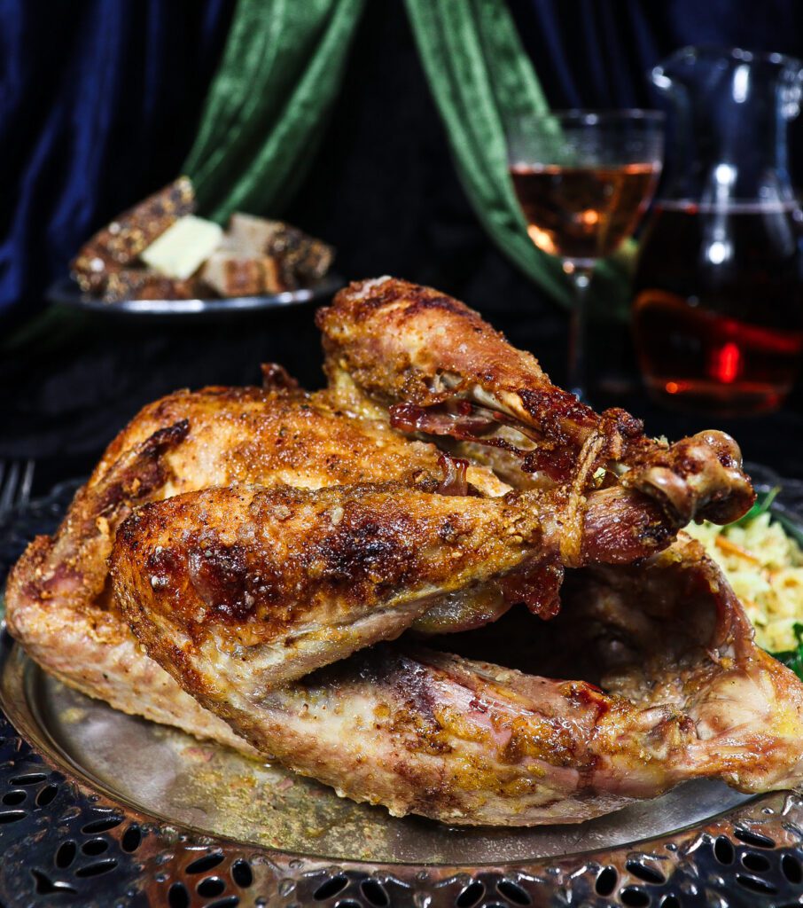 roast pheasant, murder mystery dinner menu ideas, gunpowder spice recipe