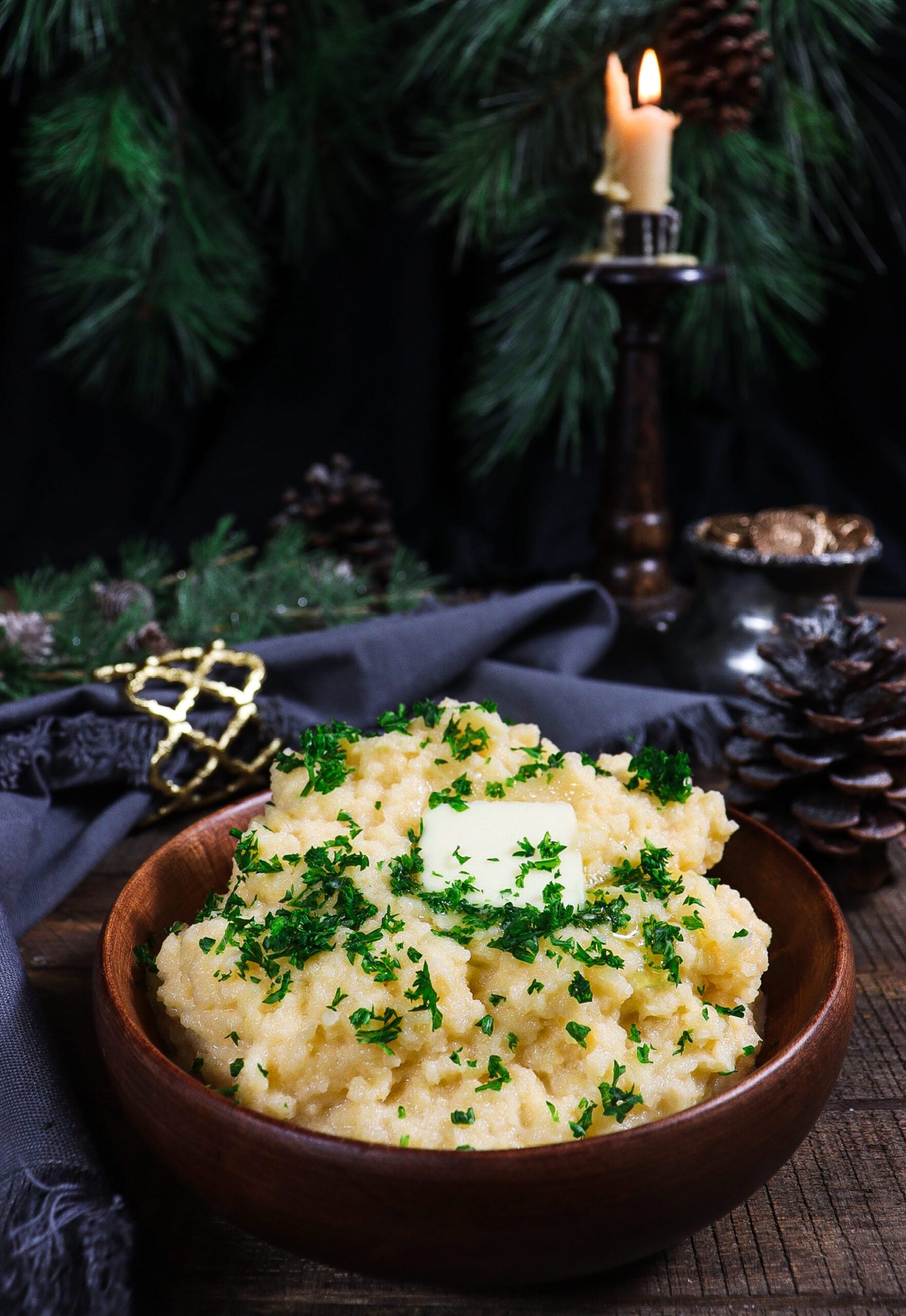 Creamy Sage Mashed Turnips