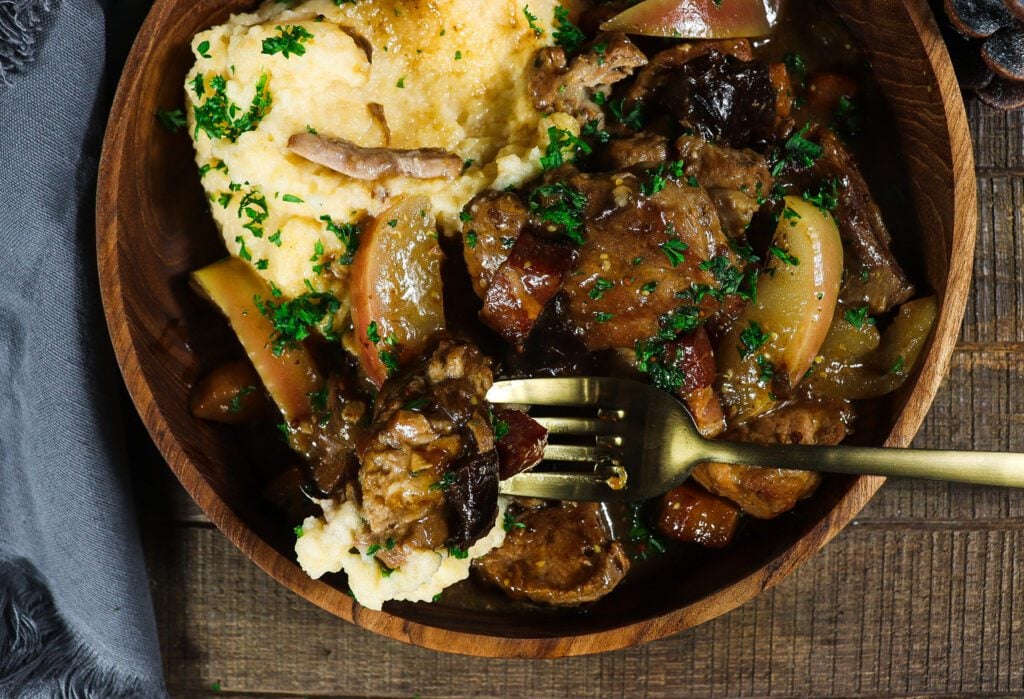 dwarven recipes, pork stew with bacon