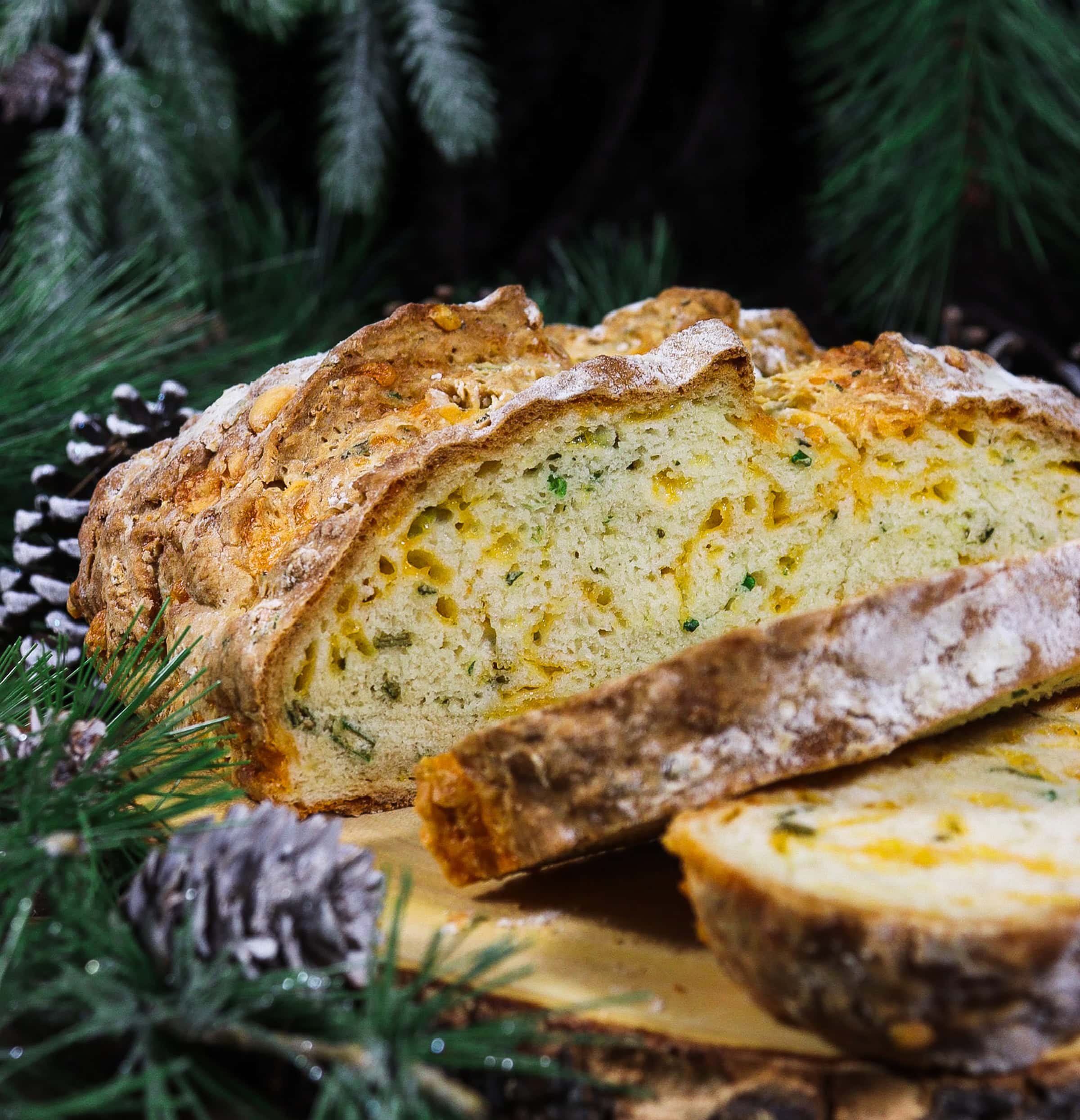 cheddar and herb soda bread, hobbit recipes