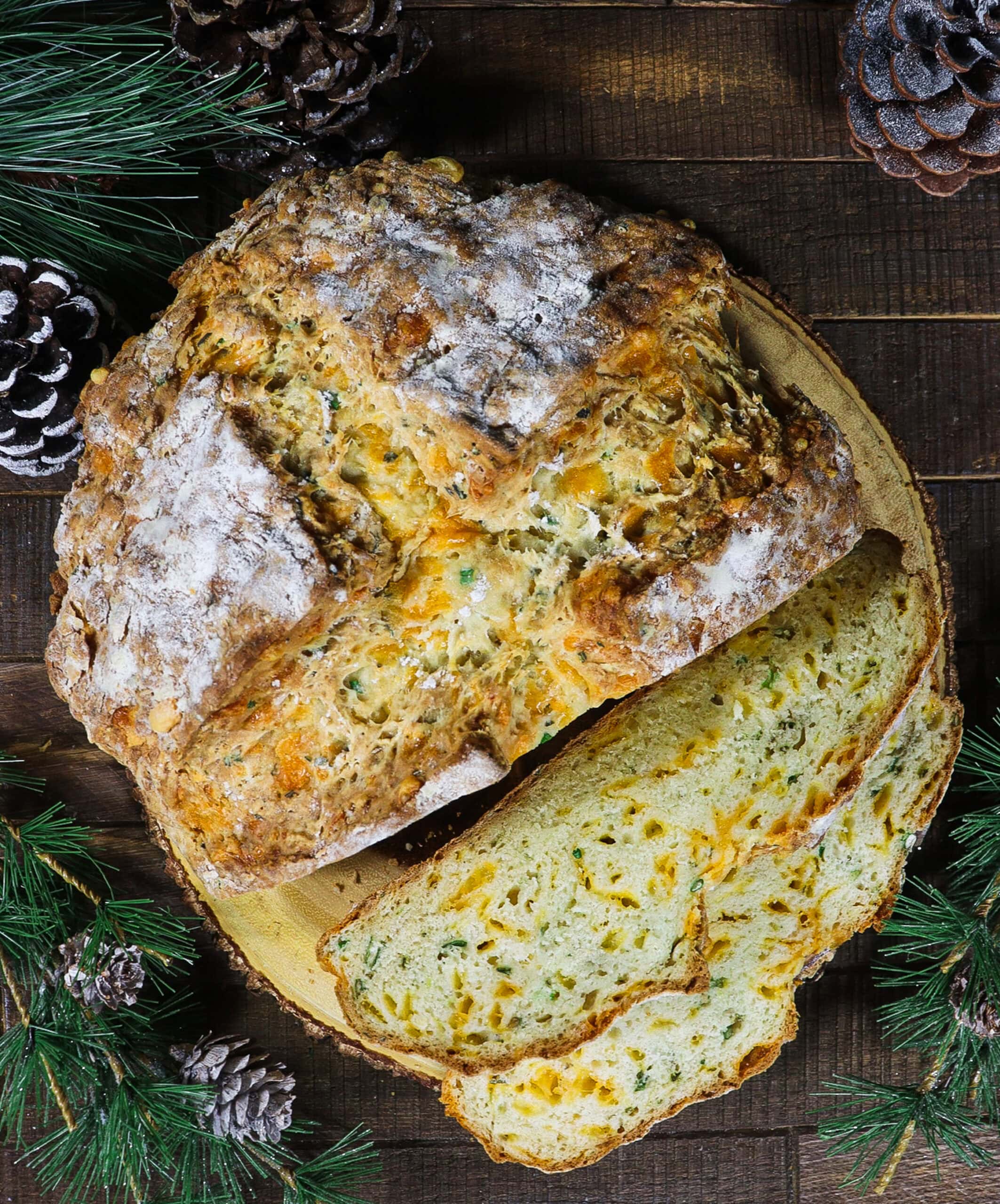 cheddar and herb soda bread, easy soda bread recipe, hobbit recipes