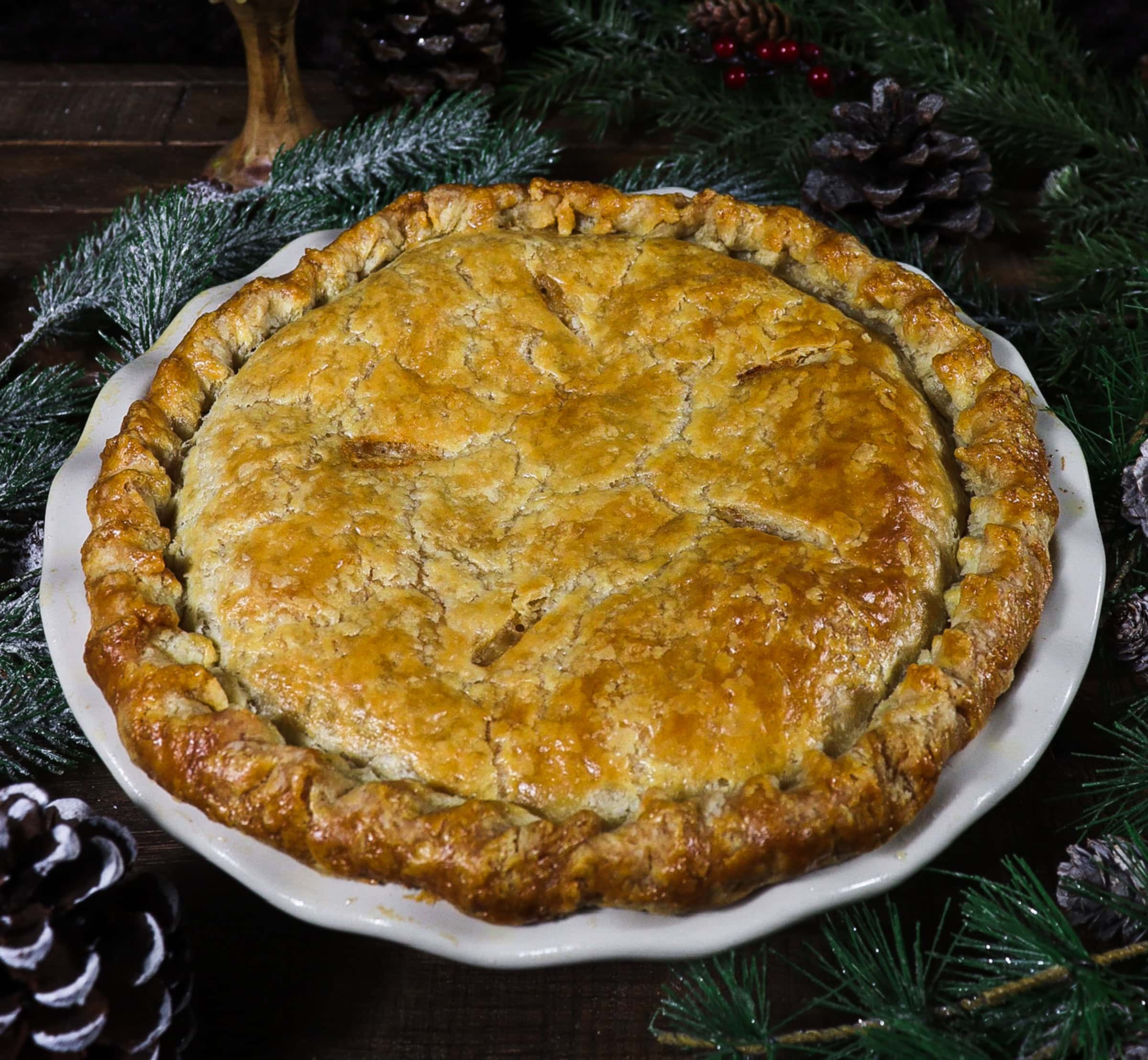 cheese and potato pie with bacon, hobbit potatoes recipe