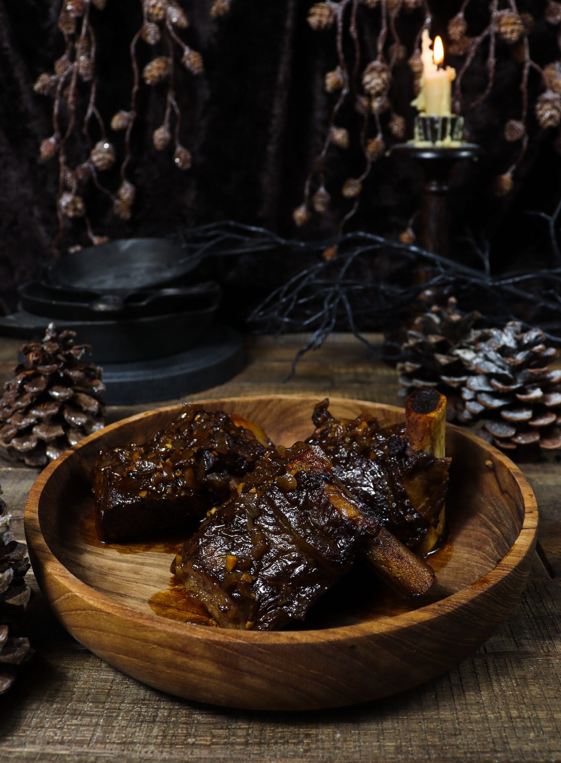 Balsamic Bourbon Short Ribs