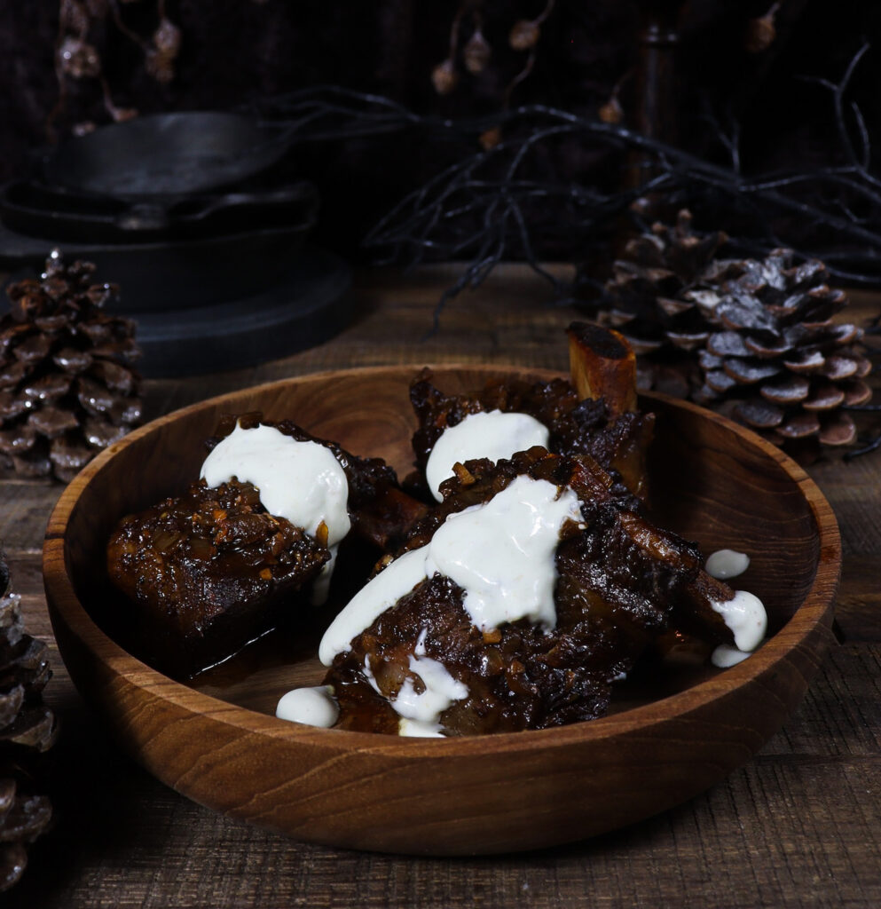 bourbon short ribs, orc food