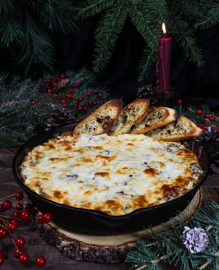 Spicy Sausage and Swiss Chard Dip
