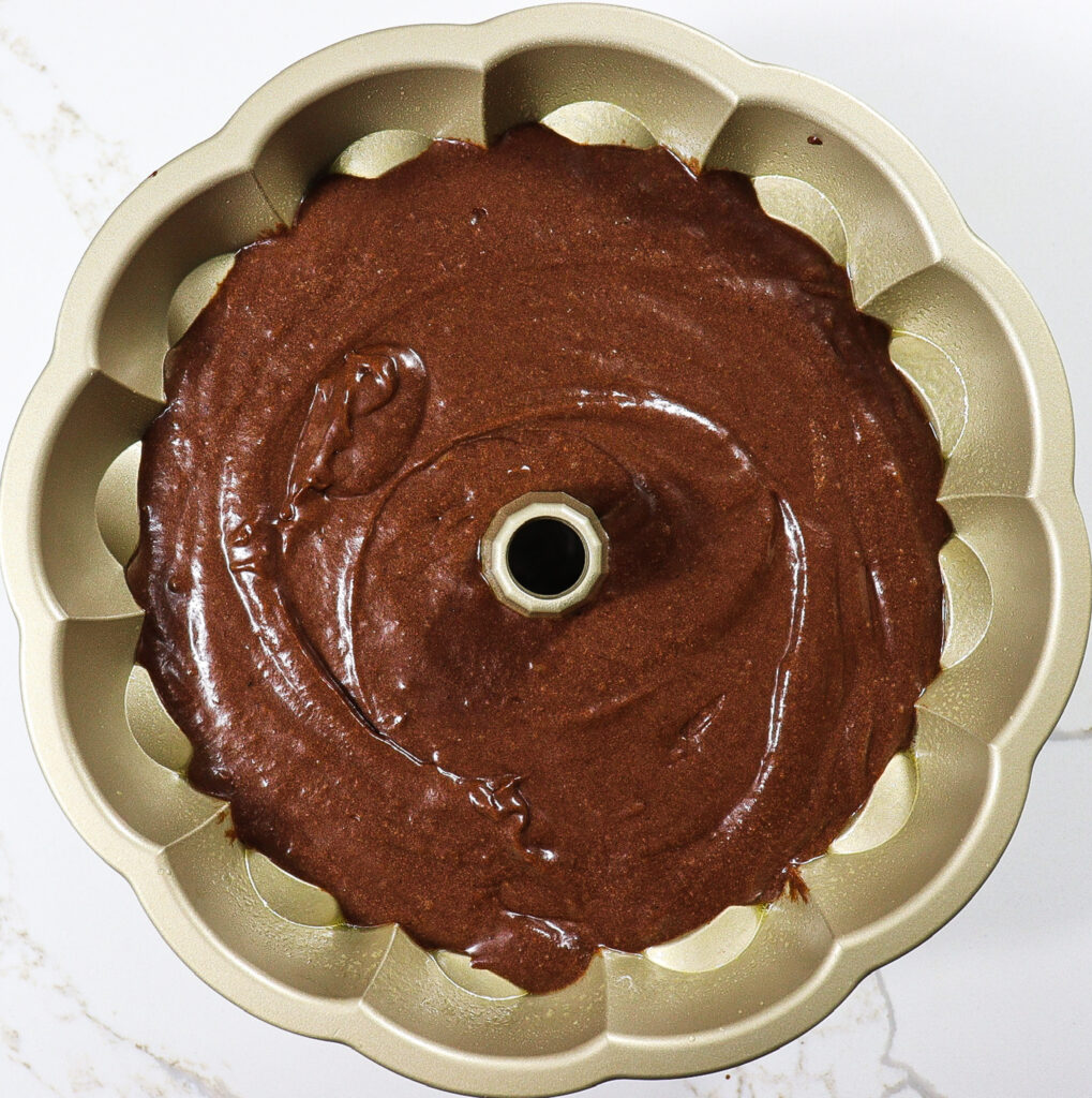 chocolate chestnut bundt cake