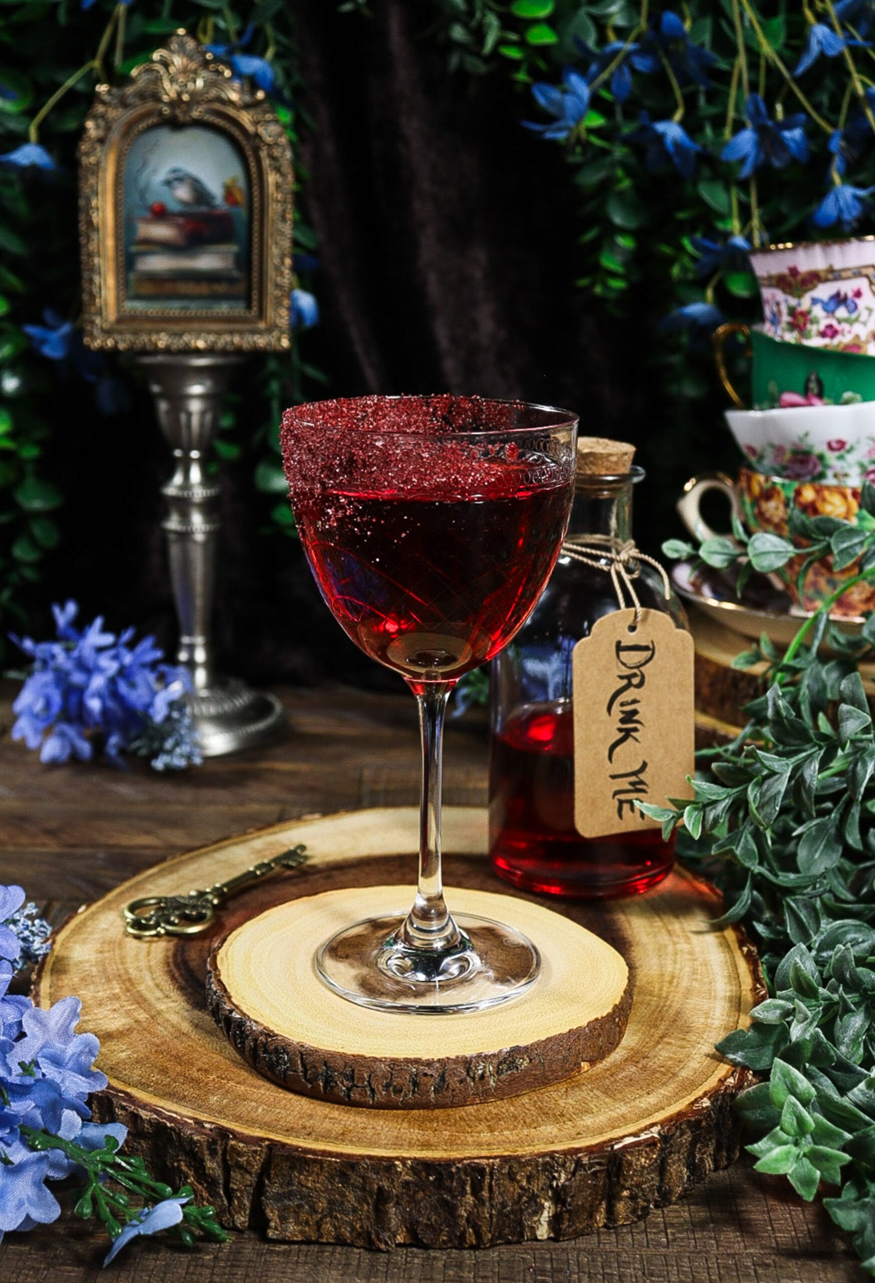 Clarified Cherry Custard cocktail