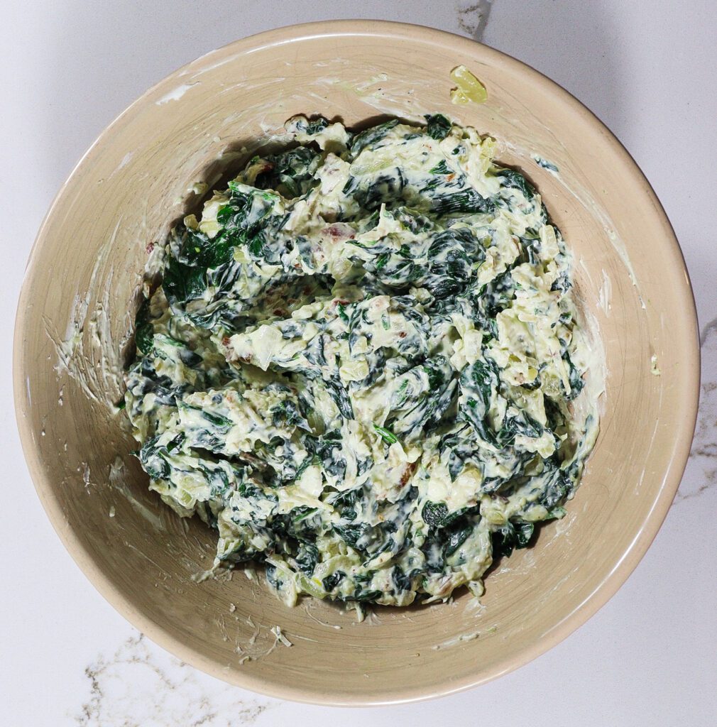 stuffed mushrooms with spinach and bacon