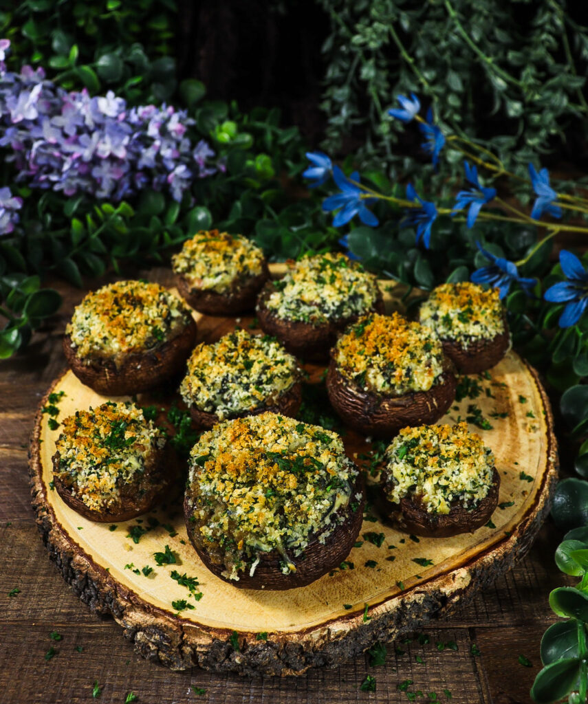bacon and spinach stuffed mushrooms, alice in wonderland recipes