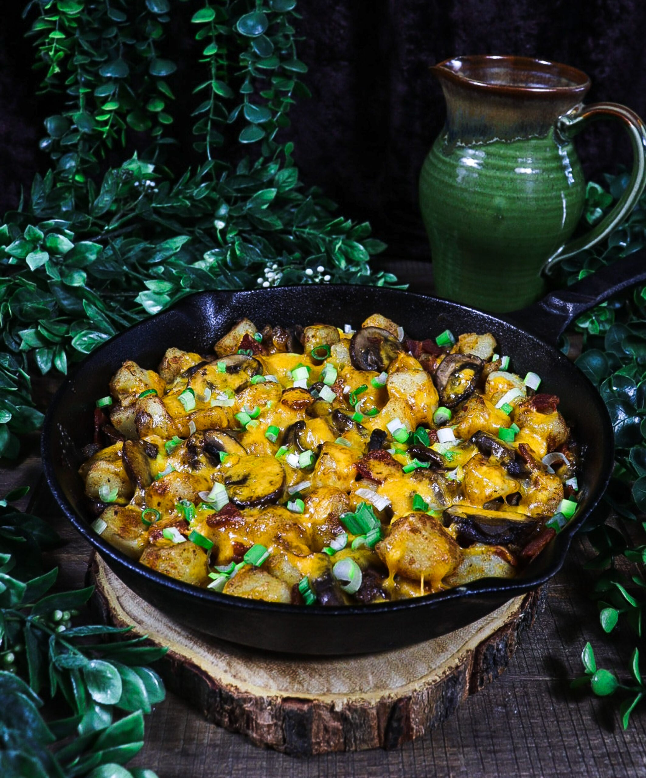 Bacon Mushroom Breakfast Potatoes
