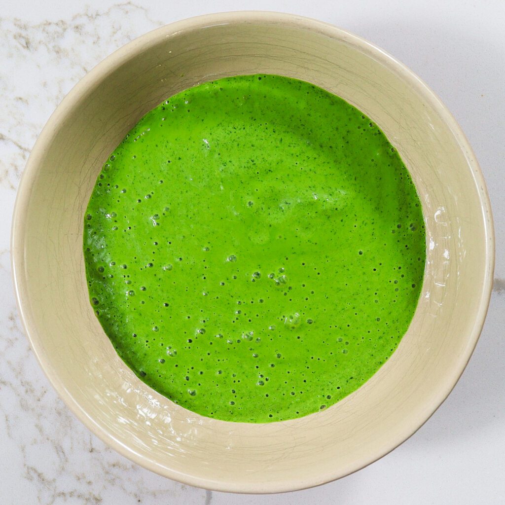 lamb sausage with green sauce