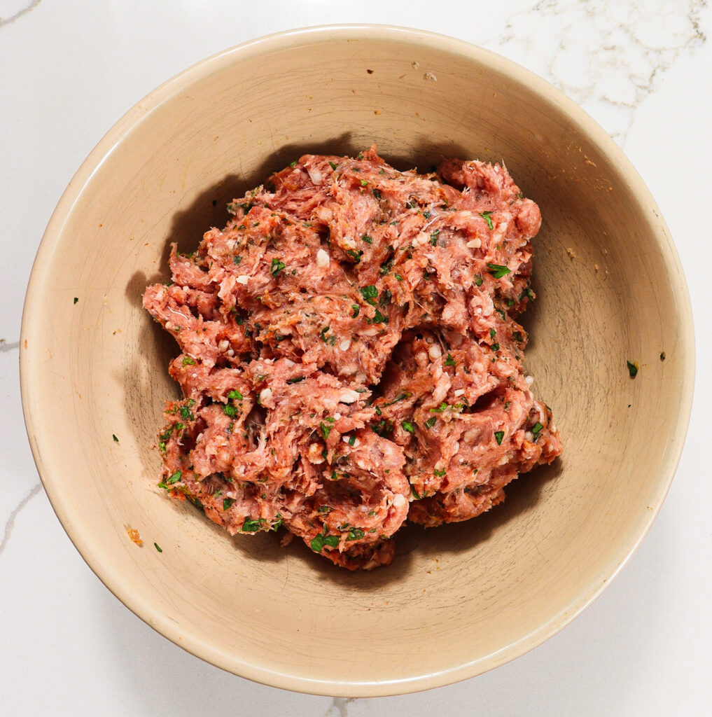 herbed lamb sausage, lamb sausage patties