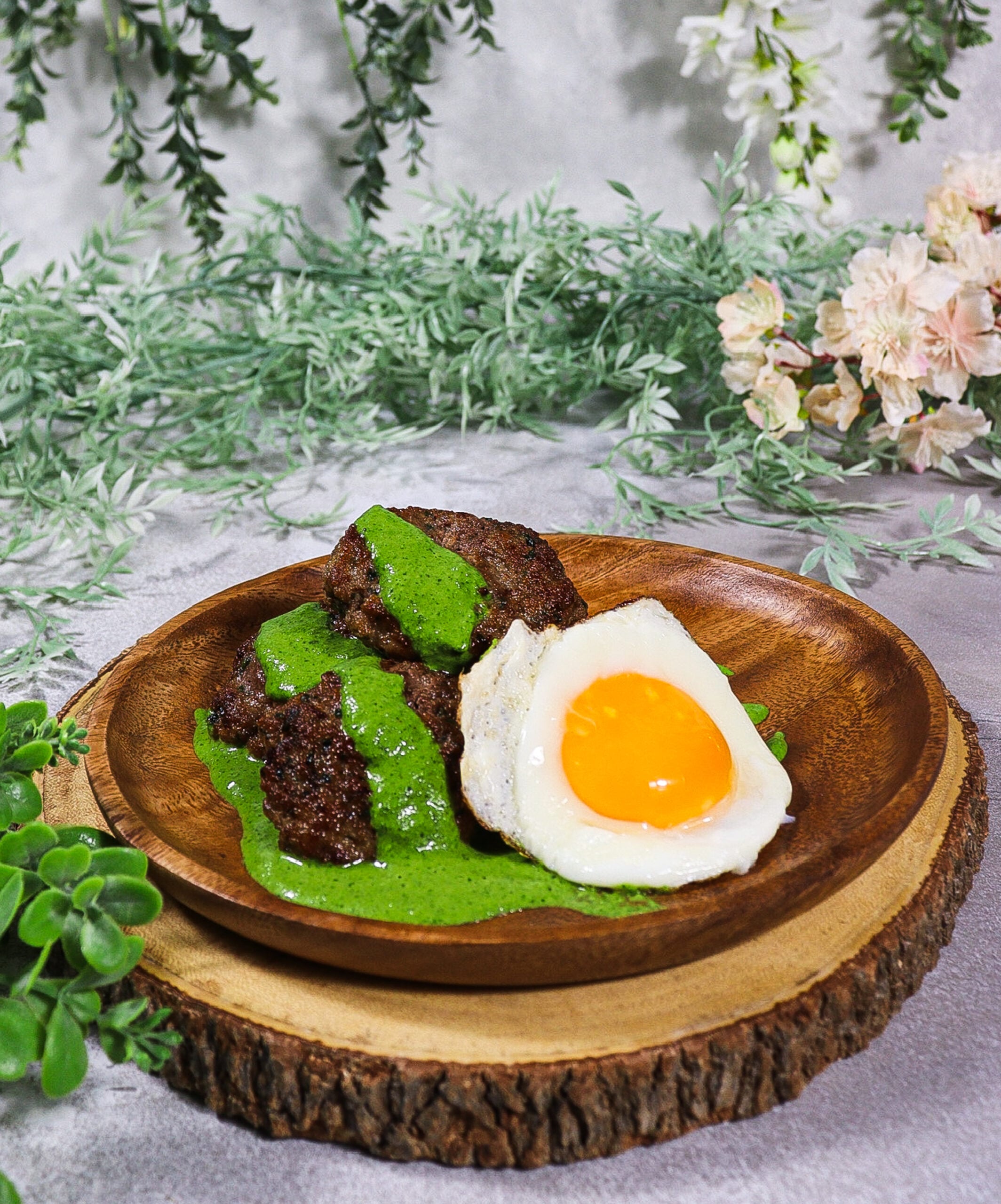 Herbed Lamb Sausage with Green Sauce