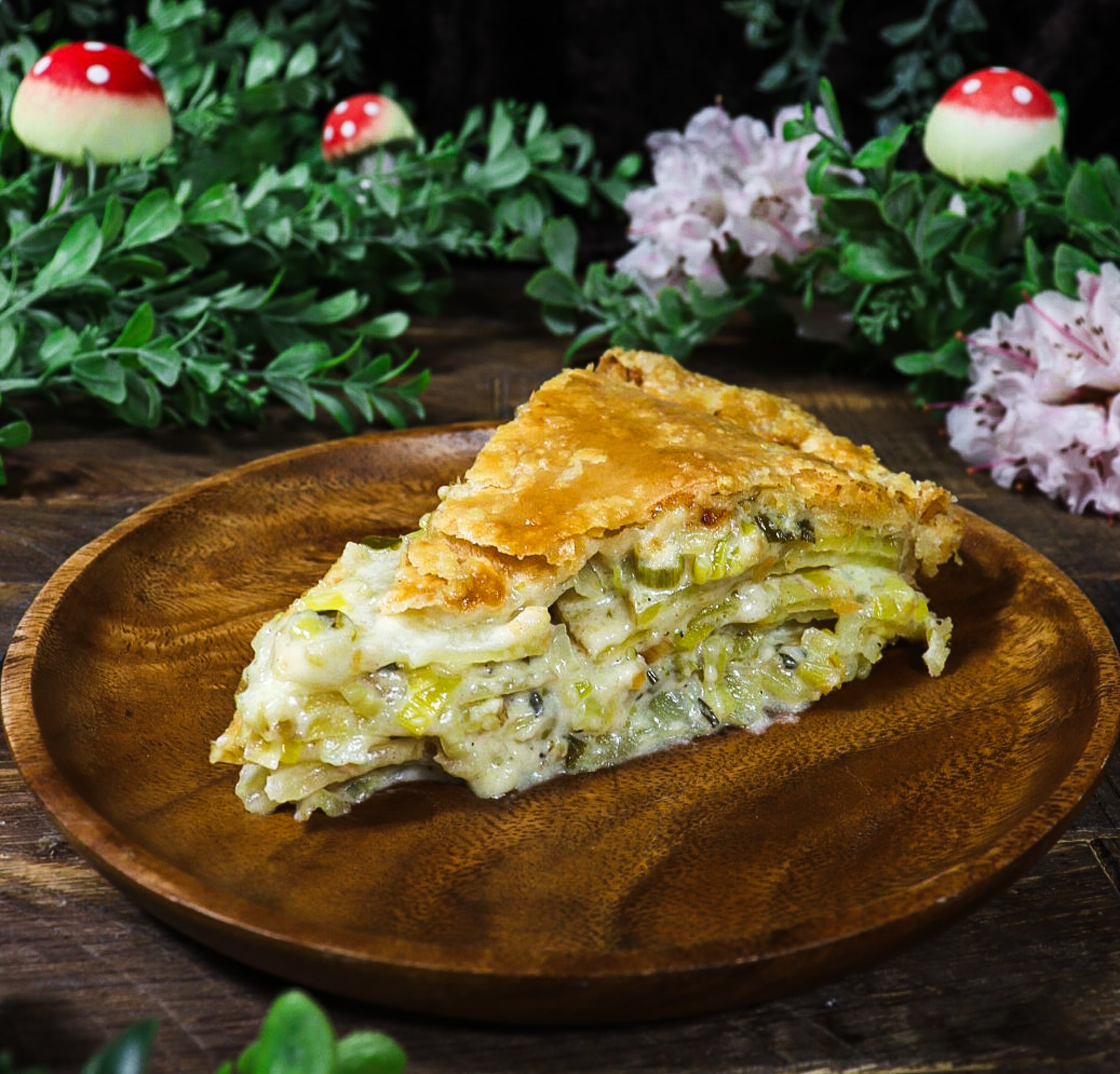 leek and potato pie, hobbit recipes, recipes from middle earth 