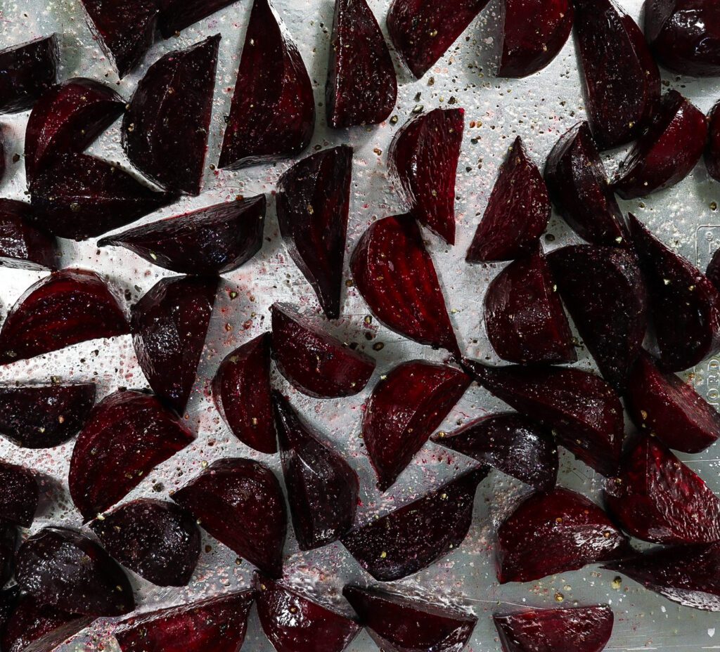 roasted beets with blue cheese