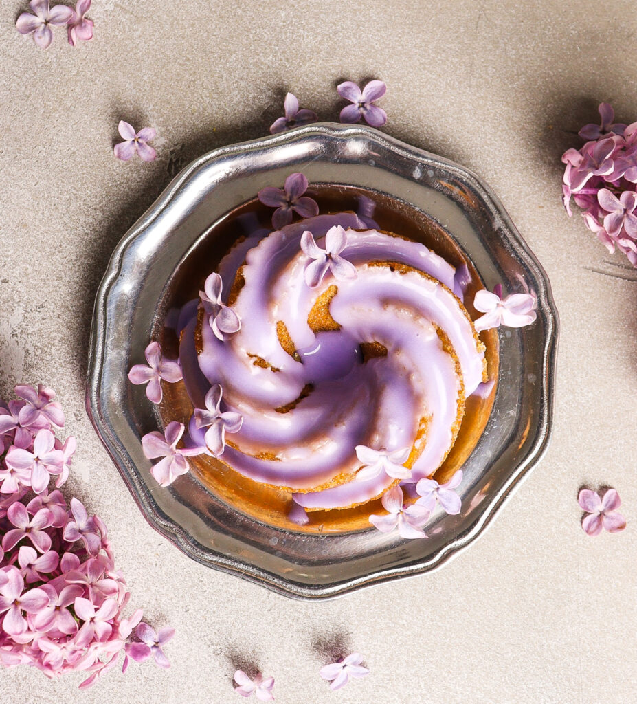 lavender bundt cake, medieval feast