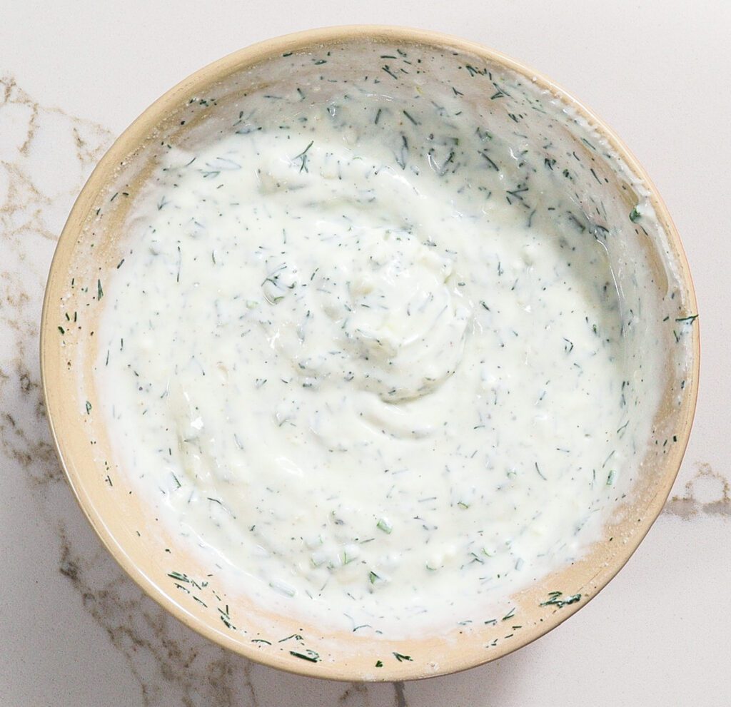 yogurt dipping sauce
