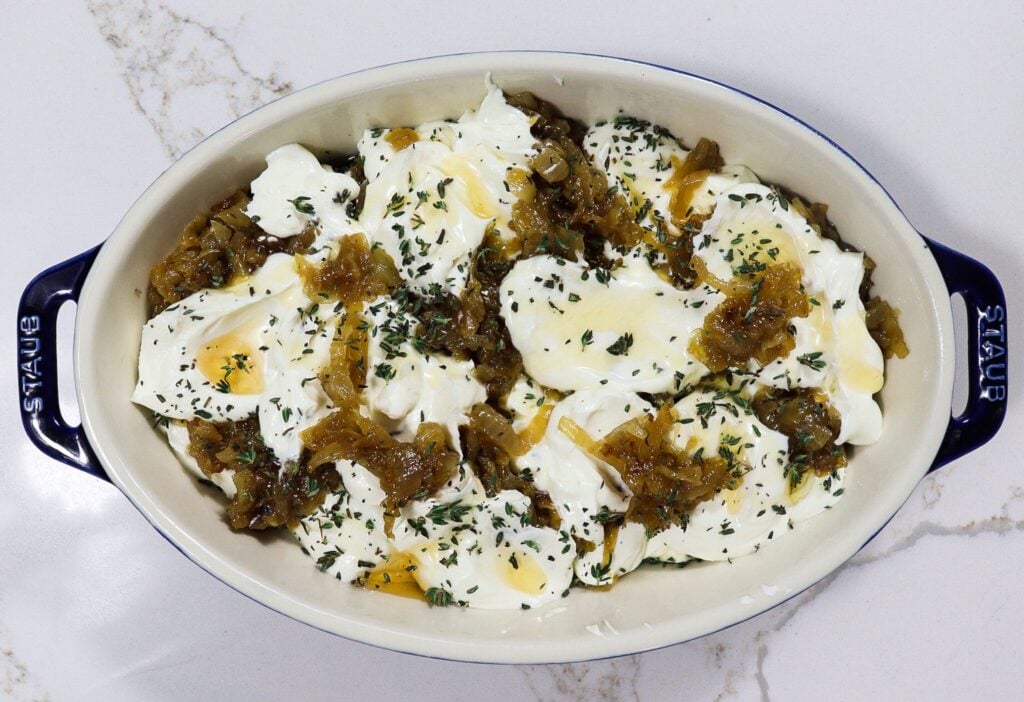 baked goat cheese appetizer, goat cheese and honey