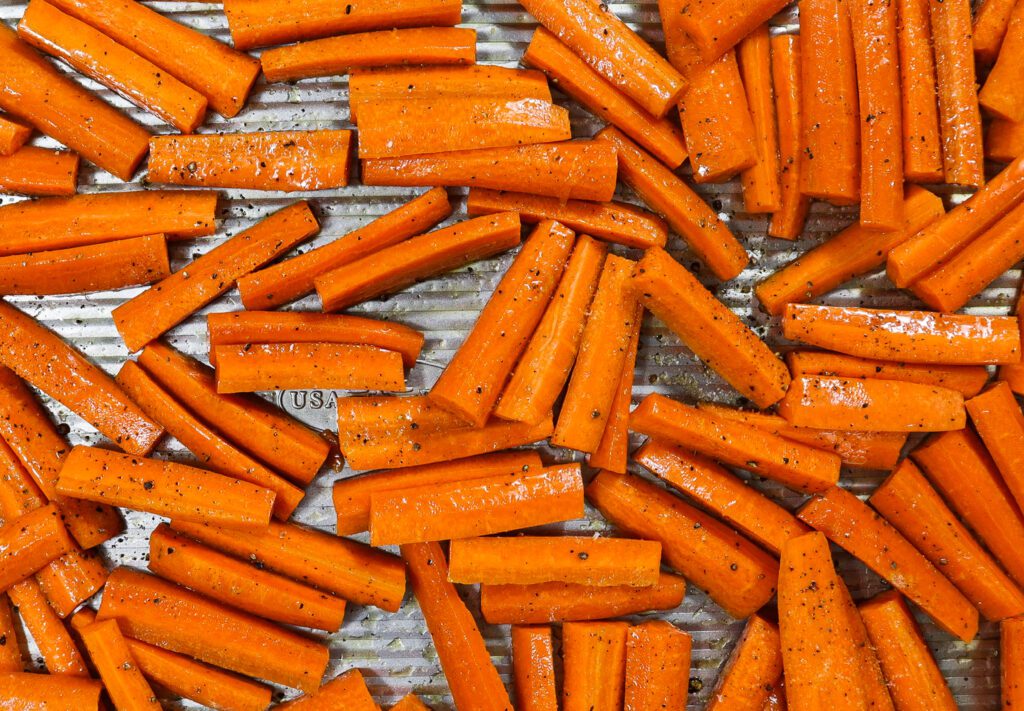 roasted carrot salad