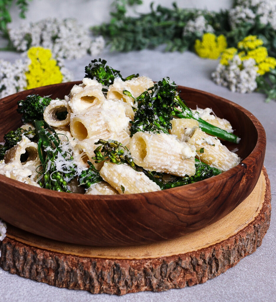 lemon ricotta pasta, pasta with broccolini