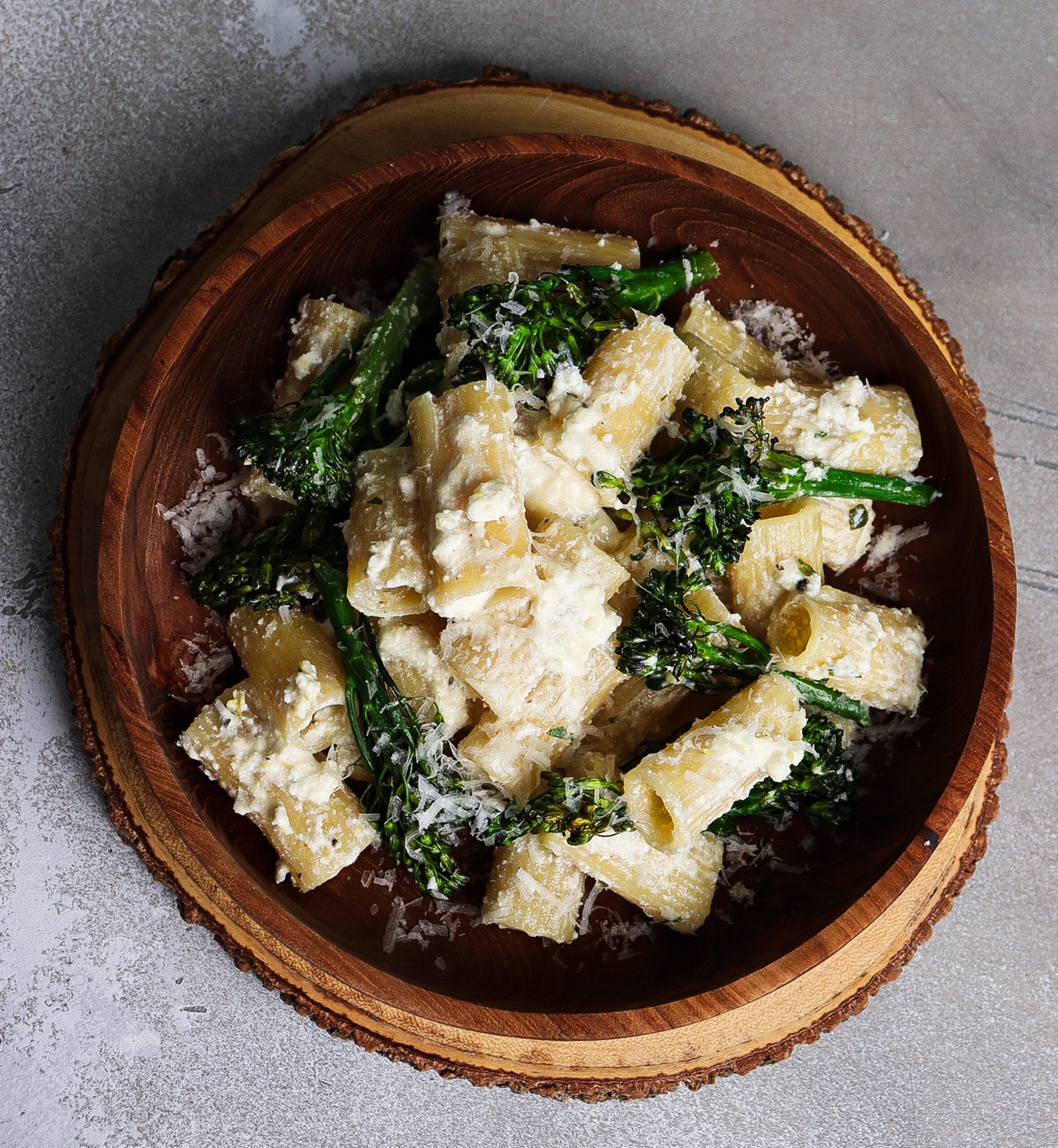 lemon ricotta pasta with broccolini, cheese ricotta pasta, spring pasta recipes