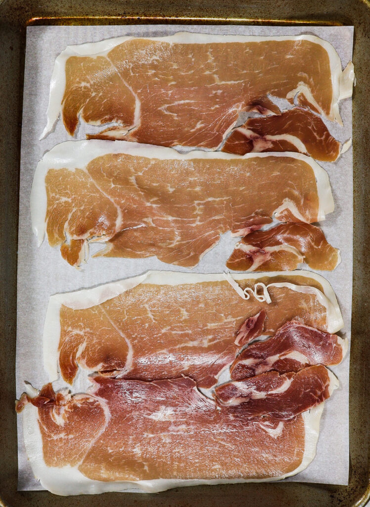 caesar salad with prosciutto