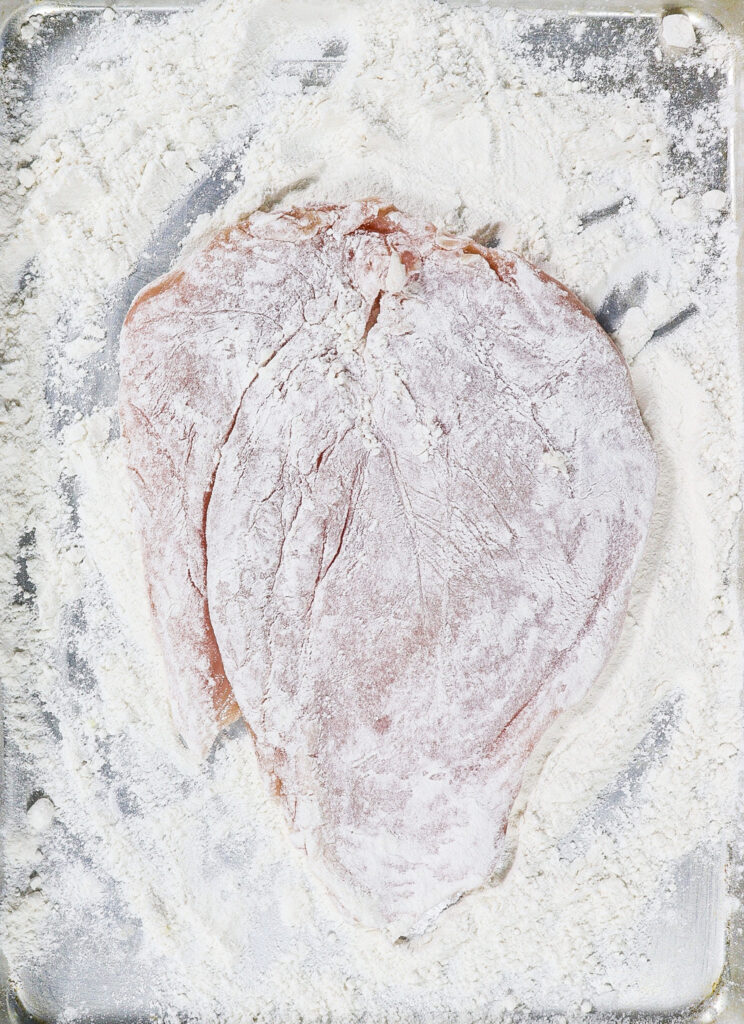 chicken milanese with caesar salad, how to bread chicken with panko