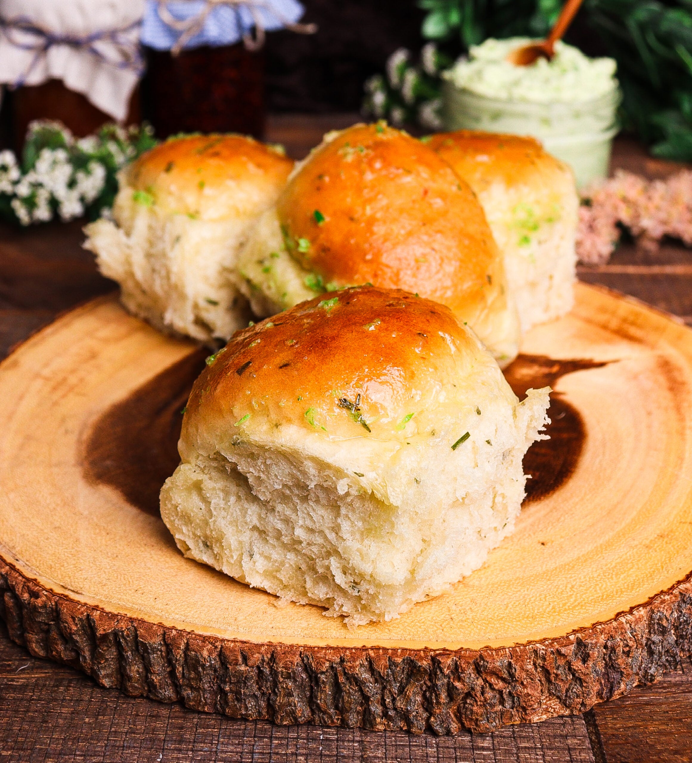 herbed potato rolls, soft potato buns, hobbit recipes