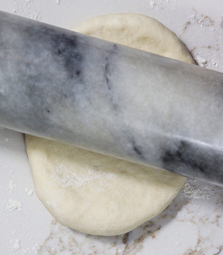 cheese and herb stuffed flatbread