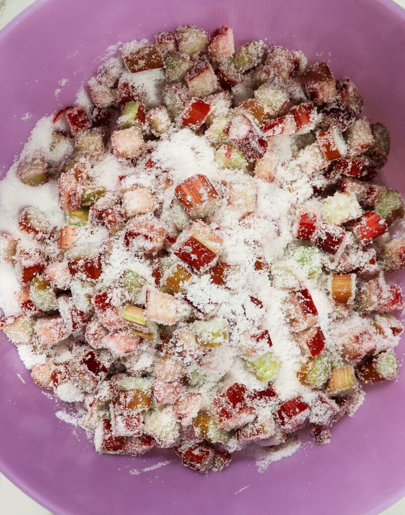 spiced rhubarb jam, homemade rubarb jam