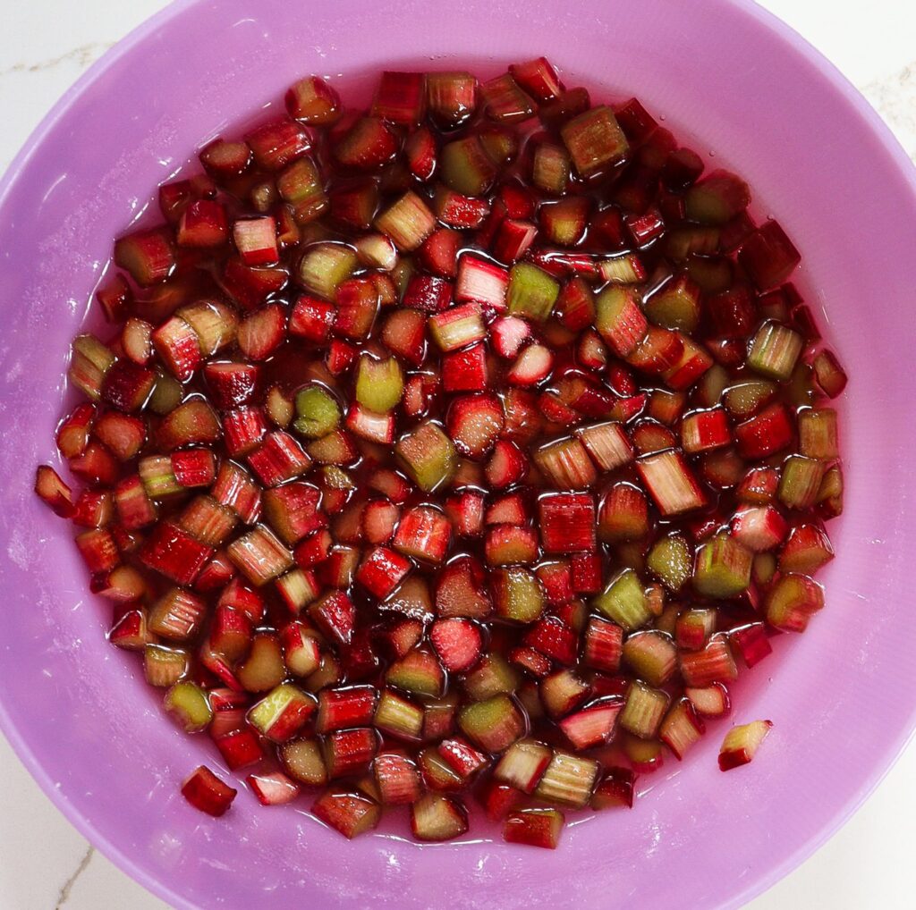 simple rhubarb jam, canned rhubarb jam