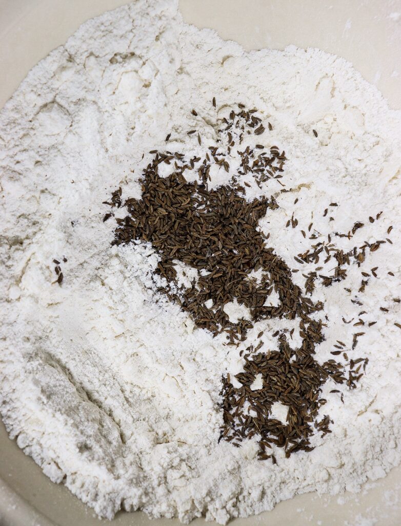 scones with caraway seeds, easy to make scone recipe