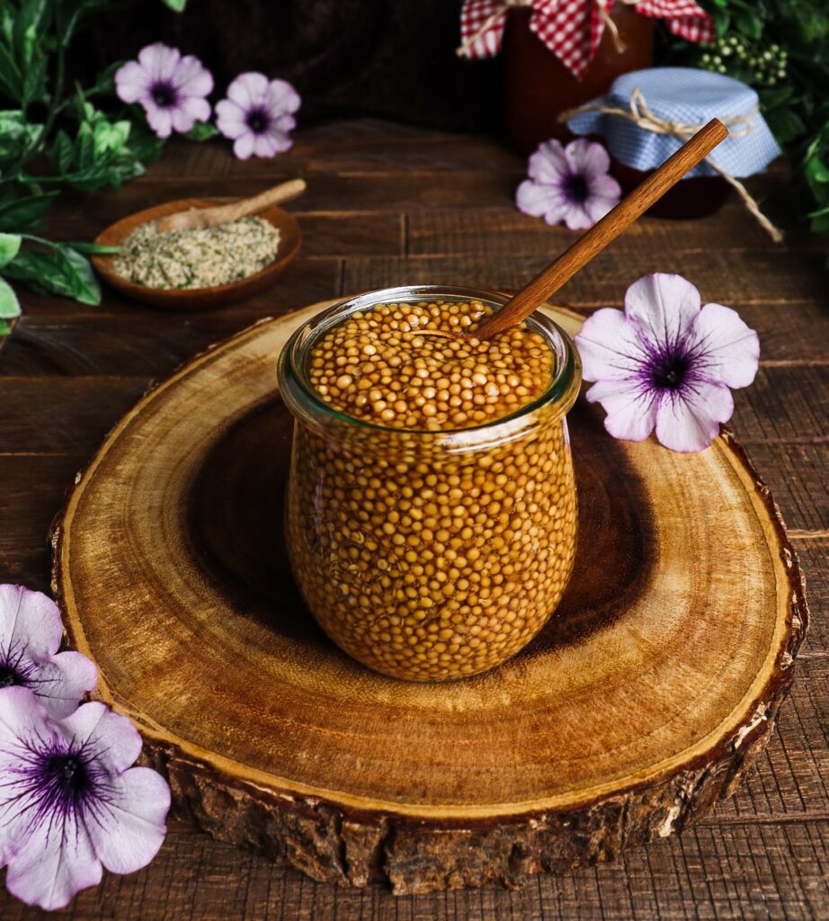 pickled mustard seeds, hobbit pantry