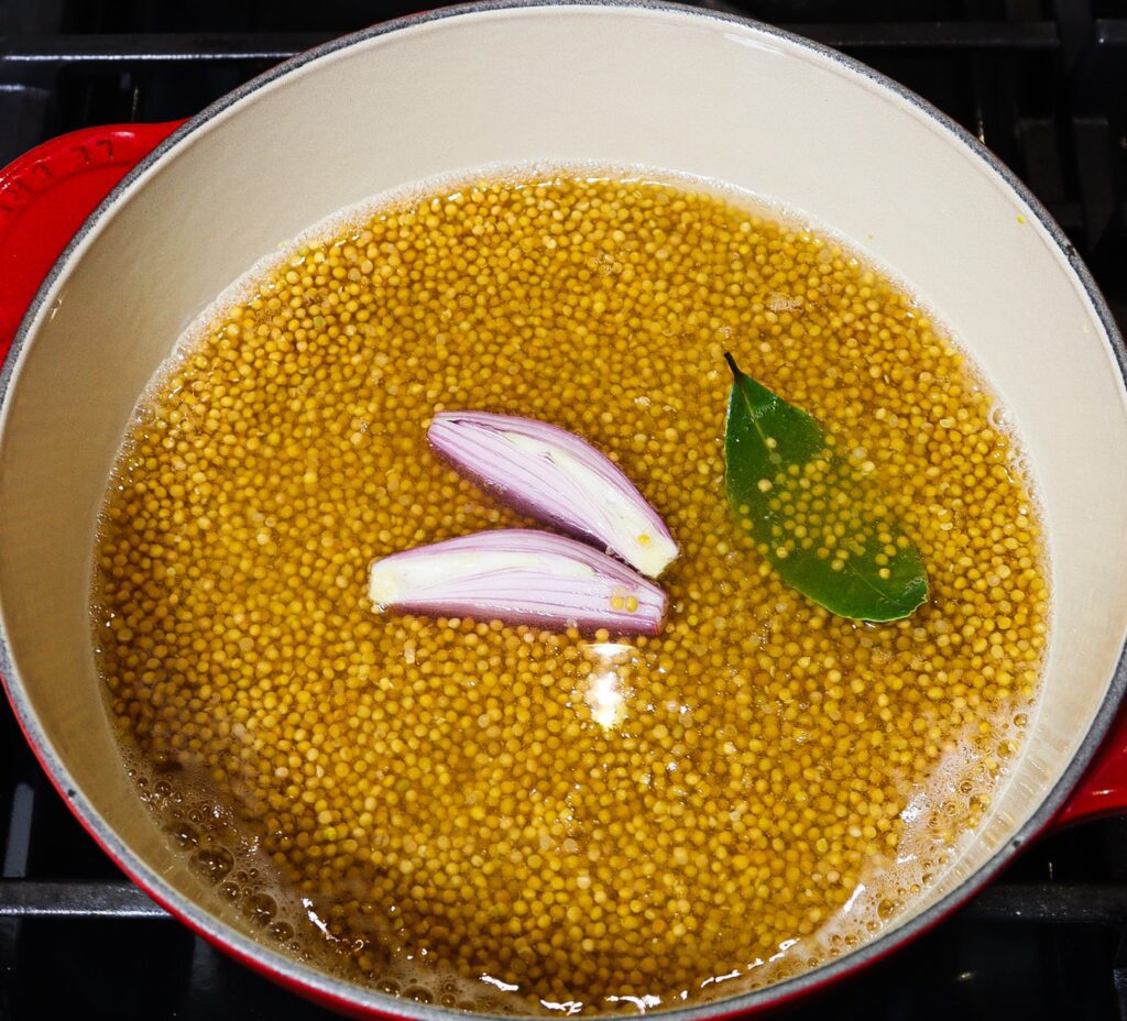 how to make pickled mustard seeds, hobbit recipes, homemade condiments
