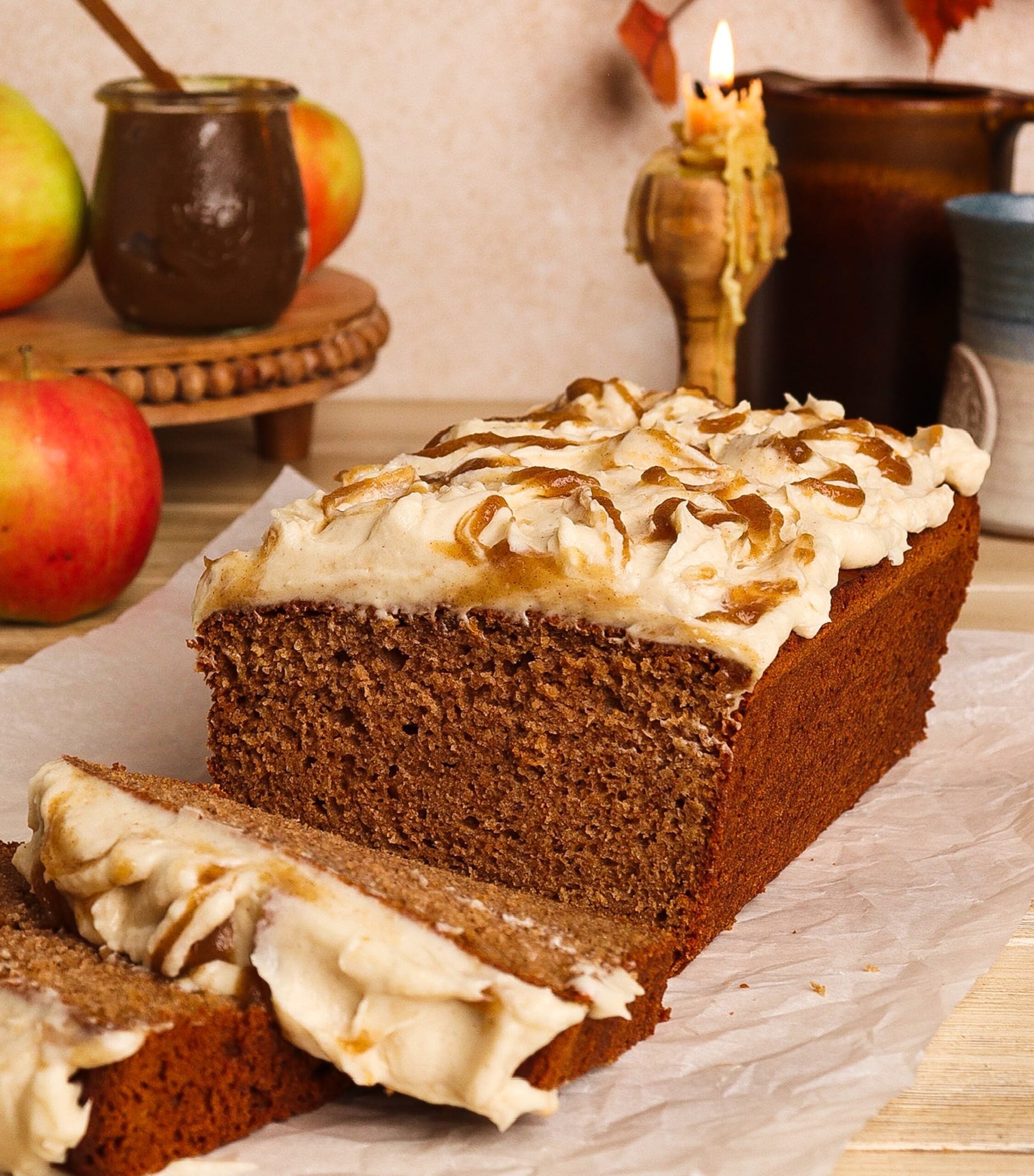Spiced Apple Butter Loaf
