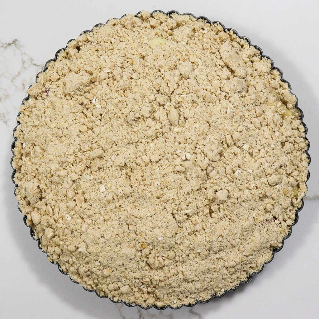 raspberry and apple crumble recipe, apple raspberry crumble