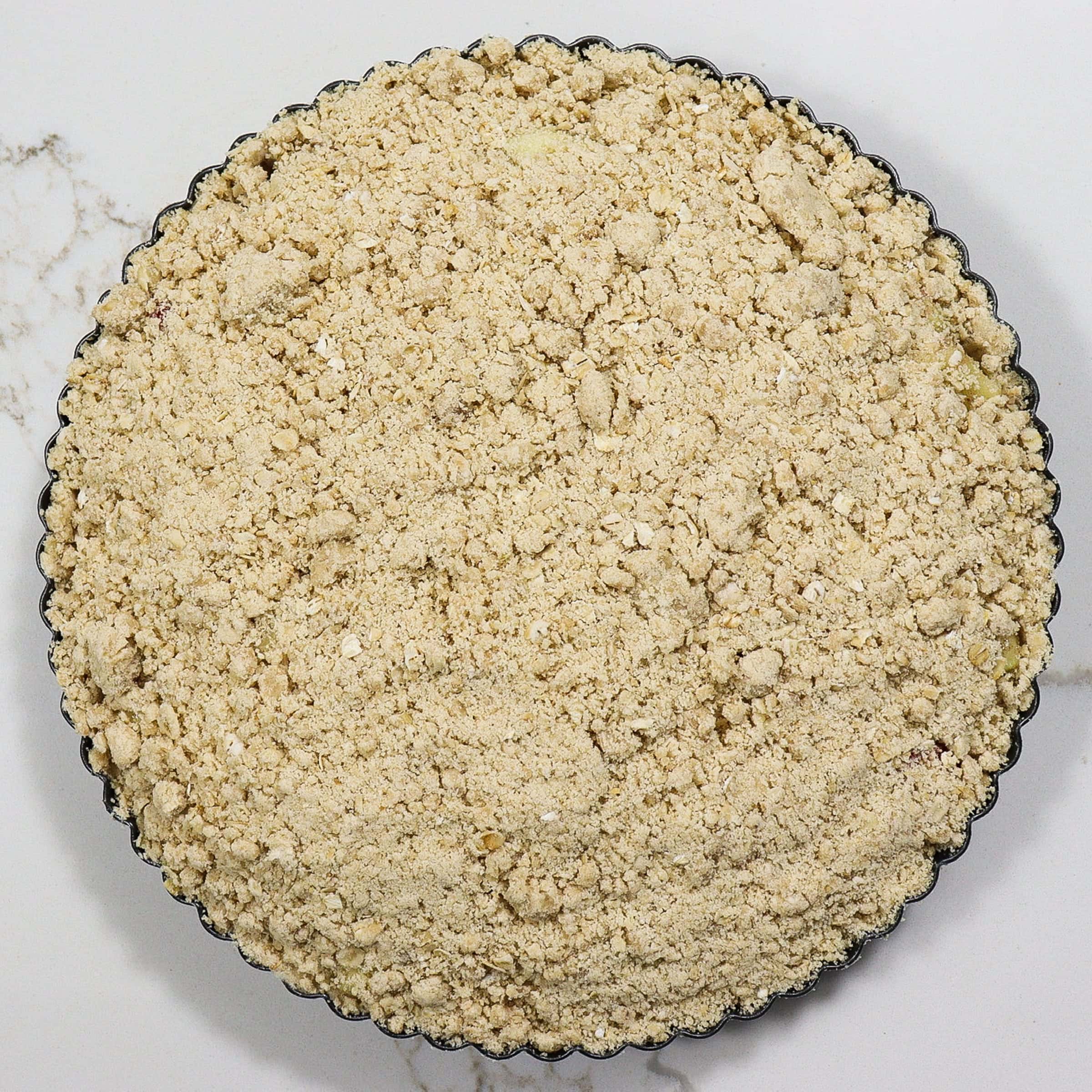 raspberry and apple crumble recipe, apple raspberry crumble