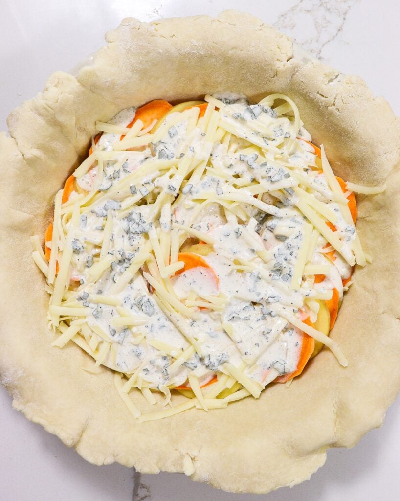sweet potato and sage, potato pie recipe