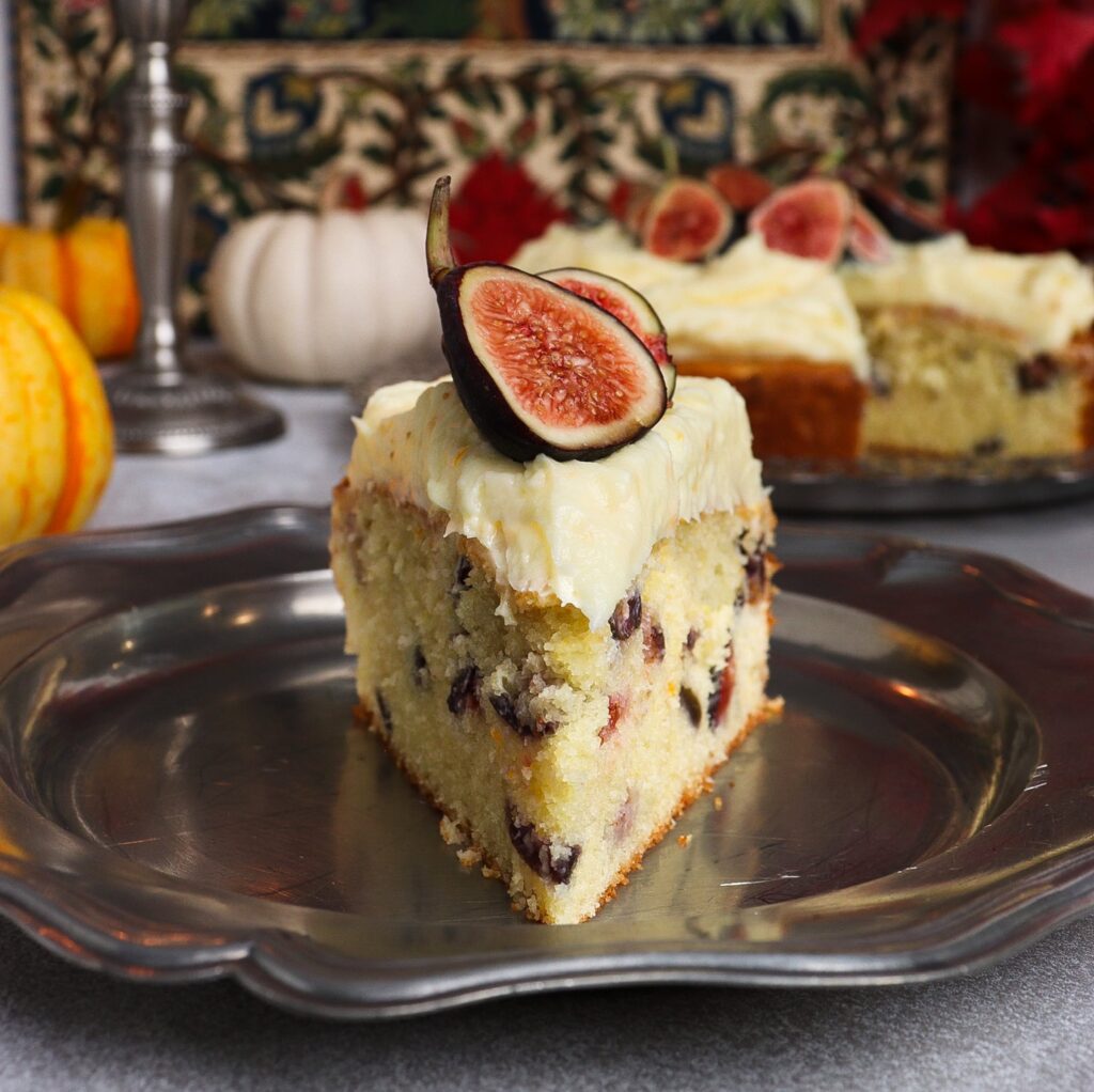 fig and orange cake, orange cardamom fig cake