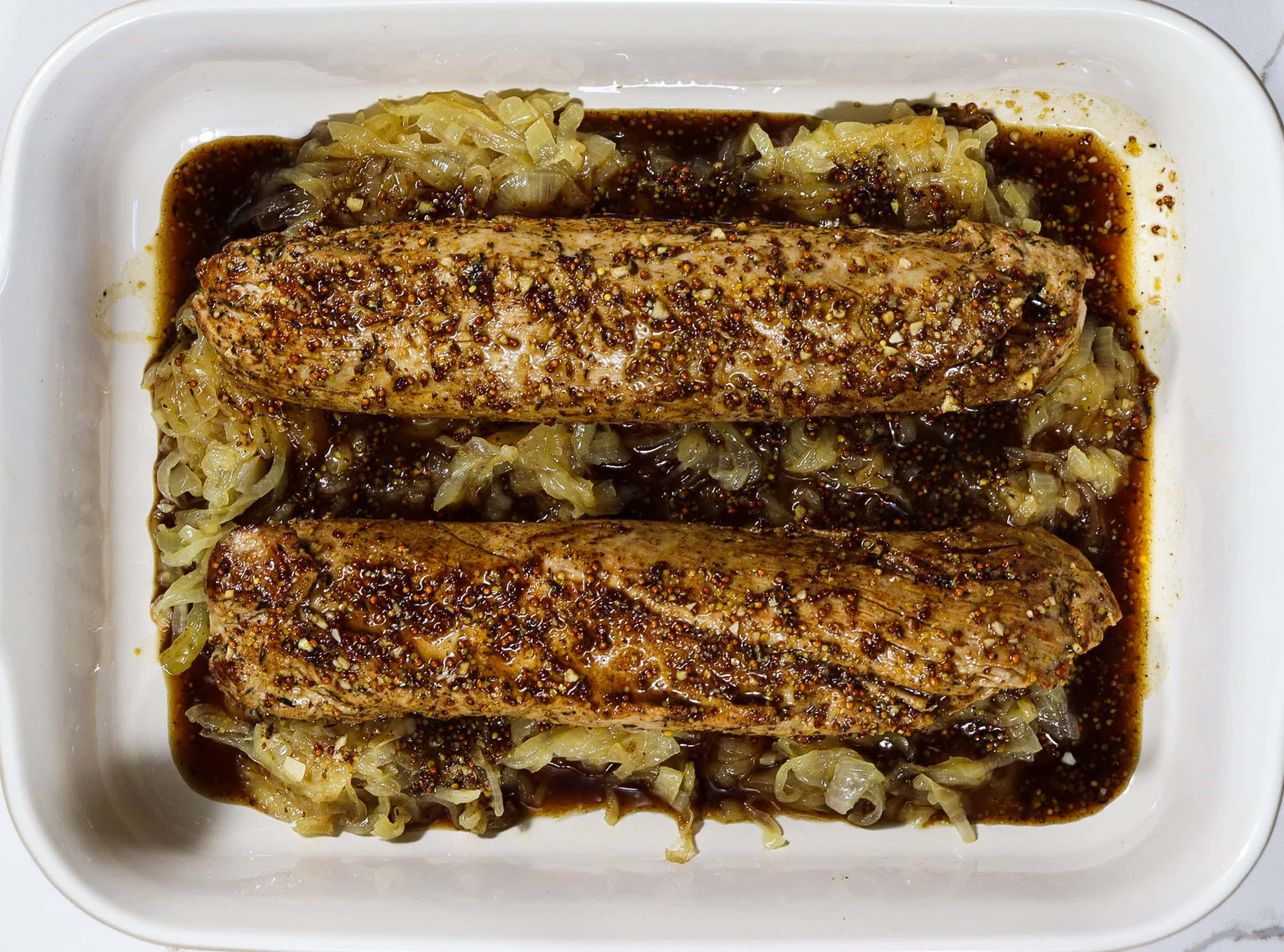 pork tenderloin with caramelized onions, rohan recipes