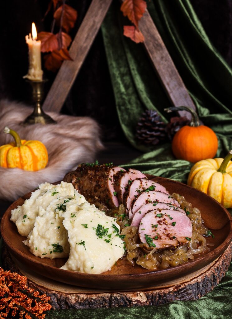 pork tenderloin maple mustard, rohan recipes