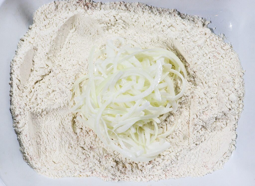 mashed potatoes with crispy onions