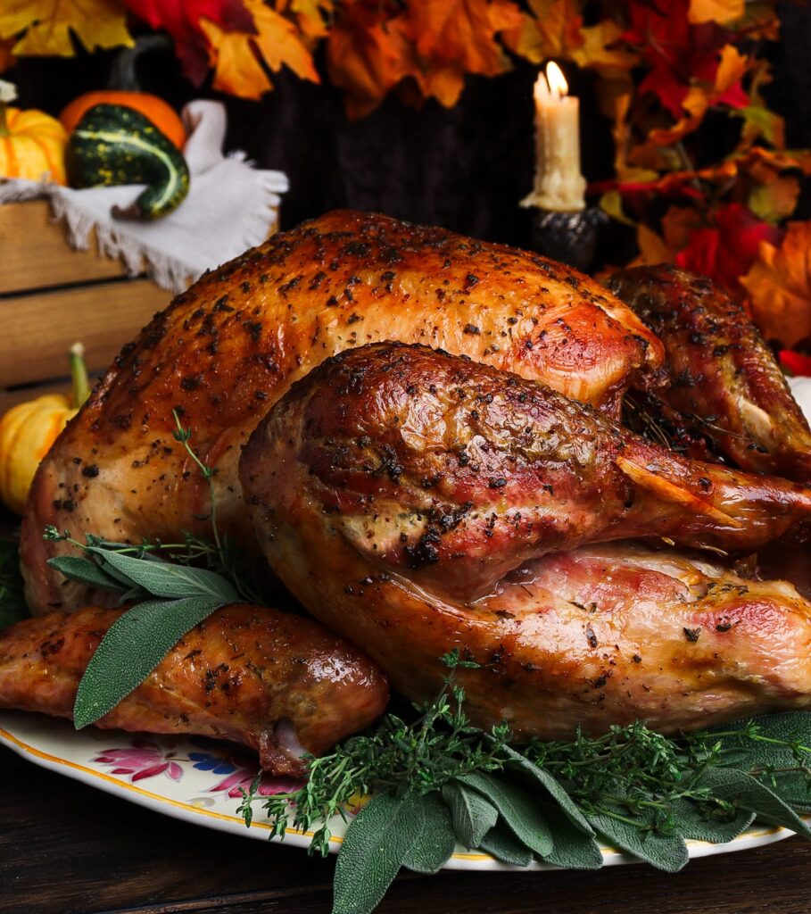 butter and herb roasted turkey, garlic and herb butter roast turkey recipe, sleepy hollow turkey recipe