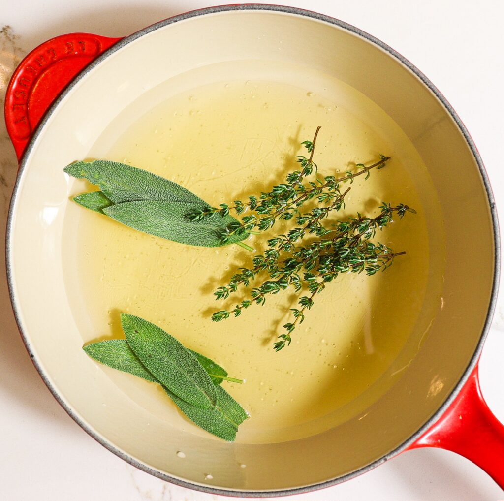 herb and honey cocktail