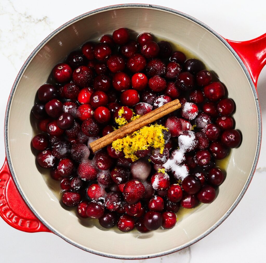 roasted acorn squash with cranberries, acorn squash with cranberry sauce