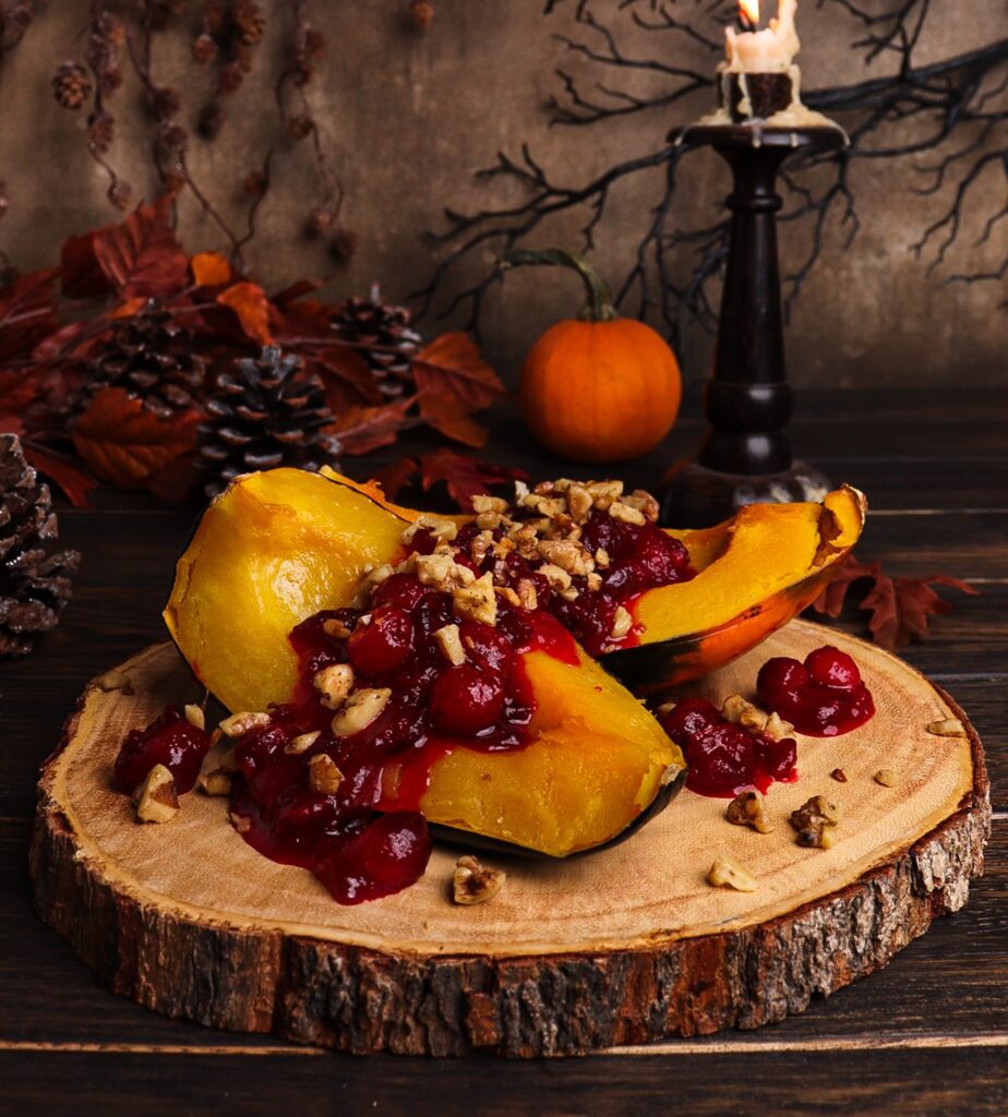 maple glazed roasted acorn squash, frankenstein recipes