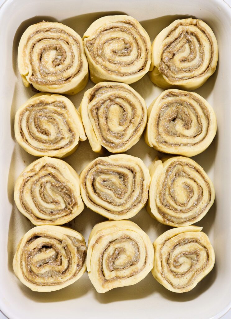 chestnut cinnamon rolls, winter baking recipes