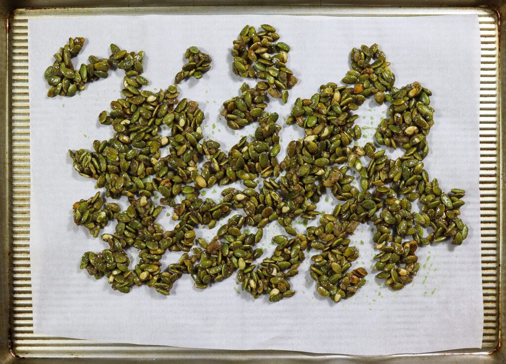 candied pumpkin seeds