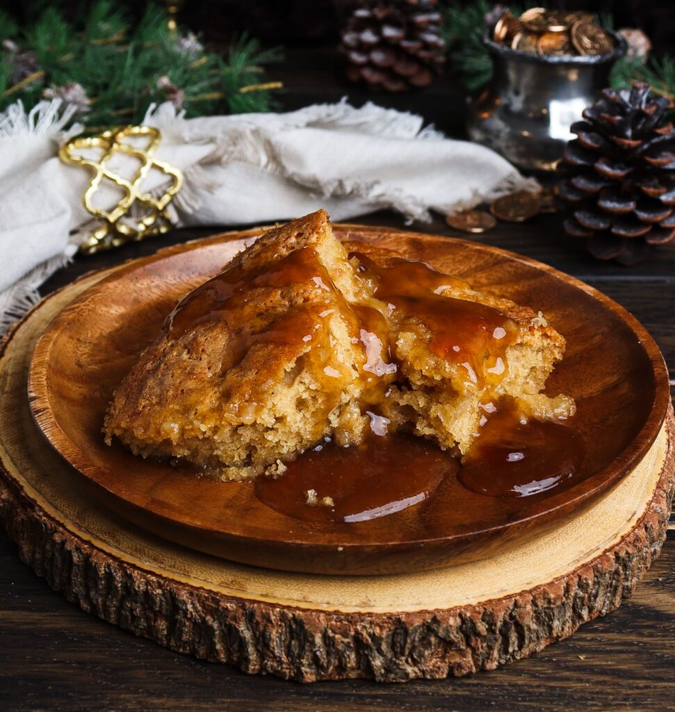 browned butter and ale pudding, brown sugar self saucing pudding, dwarven ale recipe