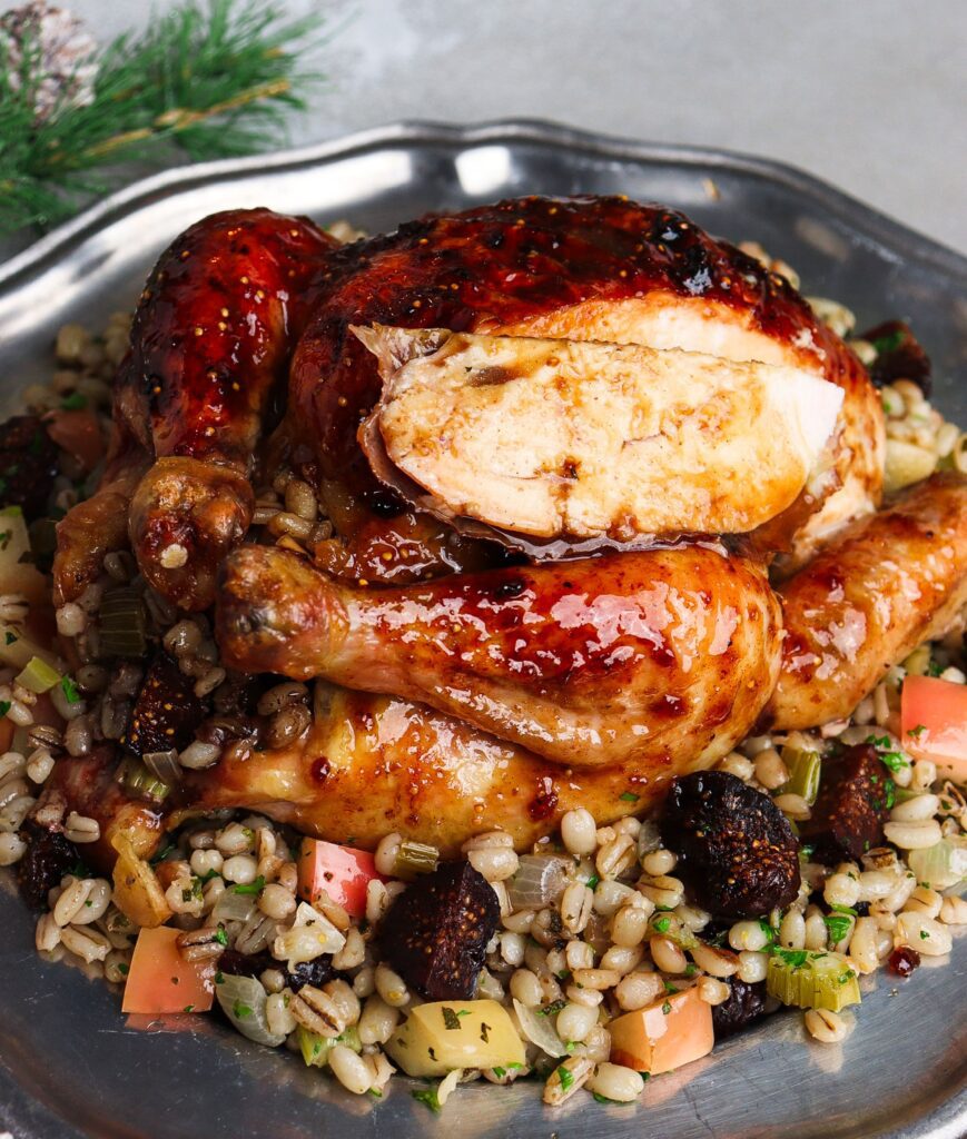 fig glazed cornish hens, balsamic fig glaze, lord of the rings dinner recipes